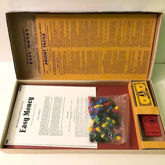 Vintage 1966 Easy Money Board Game Milton Bradley Somerville Missing 1 House - Picture 5 of 16